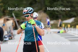 20.10.2023, Ramsau am Dachstein, Austria (AUT): Lisa Vittozzi (ITA) - Biathlon summer training, Ramsau am Dachstein (AUT). www.nordicfocus.com. © Manzoni/NordicFocus. Every downloaded picture is fee-liable.