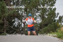 12.09.2023, Font-Romeu, France (FRA): Sebastian Samuelsson (SWE) - Biathlon training, Font-Romeu (FRA). www.nordicfocus.com. © Authamayou/NordicFocus. Every downloaded picture is fee-liable.