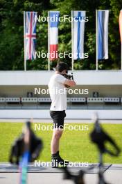 03.06.2023, Ruhpolding, Germany (GER): Niklas Hartweg (SUI) - Biathlon summer training, Ruhpolding (GER). www.nordicfocus.com. © Reiter/NordicFocus. Every downloaded picture is fee-liable.