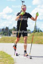 04.07.2023, Premanon, France (FRA): Emilien Jacquelin (FRA) - Biathlon summer training, Premanon (FRA). www.nordicfocus.com. © Manzoni/NordicFocus. Every downloaded picture is fee-liable.