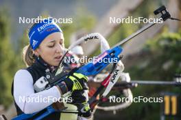 06.10.2023, Lavaze (ITA):  Franziska Preuss (GER) - Biathlon summer training, Lavaze (ITA). www.nordicfocus.com. © Vanzetta/NordicFocus. Every downloaded picture is fee-liable.