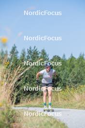 23.08.2023, Font-Romeu, France (FRA): Lou Jeanmonnot (FRA) - Biathlon training, Font-Romeu (FRA). www.nordicfocus.com. © Authamayou/NordicFocus. Every downloaded picture is fee-liable.