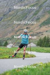 21.09.2023, Bessans, France (FRA): Fabien Claude (FRA) - Biathlon training, Bessans (FRA). www.nordicfocus.com. © Authamayou/NordicFocus. Every downloaded picture is fee-liable.