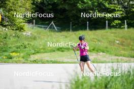 01.06.2023, La Feclaz, France (FRA): Gilonne Guigonnat (FRA) - Biathlon summer training, La Feclaz (FRA). www.nordicfocus.com. © Joly/NordicFocus. Every downloaded picture is fee-liable.