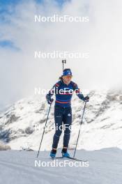 03.11.2023, Bessans, France (FRA): Antonin Guigonnat (FRA) - Biathlon training, Bessans (FRA). www.nordicfocus.com. © Authamayou/NordicFocus. Every downloaded picture is fee-liable.