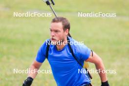 04.07.2023, Premanon, France (FRA): Antonin Guigonnat (FRA) - Biathlon summer training, La Premanon (FRA). www.nordicfocus.com. © Manzoni/NordicFocus. Every downloaded picture is fee-liable.
