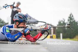 26.08.2023, Font-Romeu, France (FRA): Quentin Fillon-Maillet (FRA) - Biathlon training, Font-Romeu (FRA). www.nordicfocus.com. © Authamayou/NordicFocus. Every downloaded picture is fee-liable.