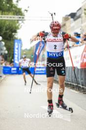 13.08.2023, Wiesbaden, Germany (GER): Benedikt Doll (GER) - City Biathlon - Wiesbaden (GER). www.nordicfocus.com. © Manzoni/NordicFocus. Every downloaded picture is fee-liable.