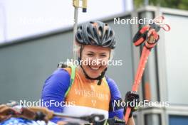 13.08.2023, Wiesbaden, Germany (GER): Yuliia Dzhima (UKR) - City Biathlon - Wiesbaden (GER). www.nordicfocus.com. © Manzoni/NordicFocus. Every downloaded picture is fee-liable.