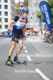 13.08.2023, Wiesbaden, Germany (GER): Martin Ponsiluoma (SWE) - City Biathlon - Wiesbaden (GER). www.nordicfocus.com. © Manzoni/NordicFocus. Every downloaded picture is fee-liable.