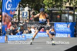 13.08.2023, Wiesbaden, Germany (GER): Lou Jeanmonnot (FRA) - City Biathlon - Wiesbaden (GER). www.nordicfocus.com. © Manzoni/NordicFocus. Every downloaded picture is fee-liable.