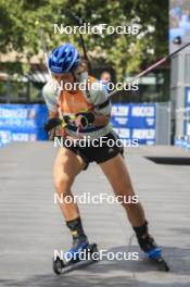 13.08.2023, Wiesbaden, Germany (GER): Anna Weidel (GER) - City Biathlon - Wiesbaden (GER). www.nordicfocus.com. © Manzoni/NordicFocus. Every downloaded picture is fee-liable.