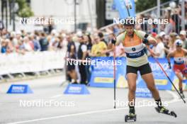 13.08.2023, Wiesbaden, Germany (GER): Yuliia Dzhima (UKR) - City Biathlon - Wiesbaden (GER). www.nordicfocus.com. © Manzoni/NordicFocus. Every downloaded picture is fee-liable.