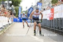 13.08.2023, Wiesbaden, Germany (GER): Niklas Hartweg (SUI) - City Biathlon - Wiesbaden (GER). www.nordicfocus.com. © Manzoni/NordicFocus. Every downloaded picture is fee-liable.