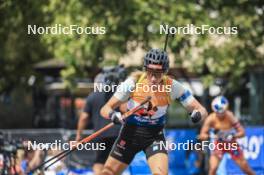 13.08.2023, Wiesbaden, Germany (GER): Vanessa Voigt (GER) - City Biathlon - Wiesbaden (GER). www.nordicfocus.com. © Manzoni/NordicFocus. Every downloaded picture is fee-liable.