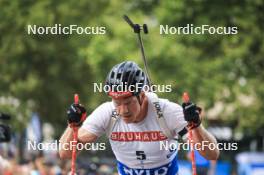 13.08.2023, Wiesbaden, Germany (GER): Roman Rees (GER) - City Biathlon - Wiesbaden (GER). www.nordicfocus.com. © Manzoni/NordicFocus. Every downloaded picture is fee-liable.