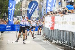 13.08.2023, Wiesbaden, Germany (GER): Sturla Holm Laegreid (NOR) - City Biathlon - Wiesbaden (GER). www.nordicfocus.com. © Manzoni/NordicFocus. Every downloaded picture is fee-liable.