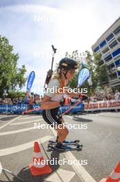 13.08.2023, Wiesbaden, Germany (GER): Vanessa Voigt (GER) - City Biathlon - Wiesbaden (GER). www.nordicfocus.com. © Manzoni/NordicFocus. Every downloaded picture is fee-liable.