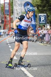 13.08.2023, Wiesbaden, Germany (GER): Martin Ponsiluoma (SWE) - City Biathlon - Wiesbaden (GER). www.nordicfocus.com. © Manzoni/NordicFocus. Every downloaded picture is fee-liable.