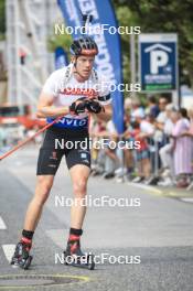 13.08.2023, Wiesbaden, Germany (GER): Roman Rees (GER) - City Biathlon - Wiesbaden (GER). www.nordicfocus.com. © Manzoni/NordicFocus. Every downloaded picture is fee-liable.