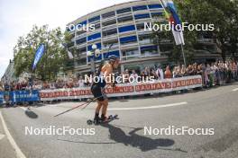 13.08.2023, Wiesbaden, Germany (GER): Yuliia Dzhima (UKR) - City Biathlon - Wiesbaden (GER). www.nordicfocus.com. © Manzoni/NordicFocus. Every downloaded picture is fee-liable.