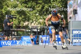 13.08.2023, Wiesbaden, Germany (GER): Lou Jeanmonnot (FRA) - City Biathlon - Wiesbaden (GER). www.nordicfocus.com. © Manzoni/NordicFocus. Every downloaded picture is fee-liable.