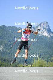 08.09.2023, Ruhpolding, Germany (GER): Adrian Franz (GER) - German Championships biathlon, individual men, Ruhpolding (GER). www.nordicfocus.com. © Reichert/NordicFocus. Every downloaded picture is fee-liable.