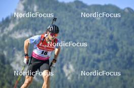 08.09.2023, Ruhpolding, Germany (GER): Linus Maier (GER) - German Championships biathlon, individual men, Ruhpolding (GER). www.nordicfocus.com. © Reichert/NordicFocus. Every downloaded picture is fee-liable.