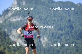 08.09.2023, Ruhpolding, Germany (GER): Johannes Dornhauser (GER) - German Championships biathlon, individual men, Ruhpolding (GER). www.nordicfocus.com. © Reichert/NordicFocus. Every downloaded picture is fee-liable.