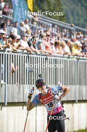 08.09.2023, Ruhpolding, Germany (GER): Linus Maier (GER) - German Championships biathlon, individual men, Ruhpolding (GER). www.nordicfocus.com. © Reichert/NordicFocus. Every downloaded picture is fee-liable.