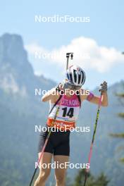 08.09.2023, Ruhpolding, Germany (GER): Alessia Laager (SUI) - German Championships biathlon, individual women, Ruhpolding (GER). www.nordicfocus.com. © Reichert/NordicFocus. Every downloaded picture is fee-liable.