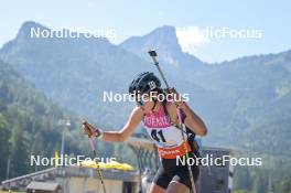 08.09.2023, Ruhpolding, Germany (GER): Flavia Barmettler (SUI) - German Championships biathlon, individual women, Ruhpolding (GER). www.nordicfocus.com. © Reichert/NordicFocus. Every downloaded picture is fee-liable.