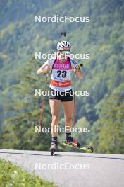 08.09.2023, Ruhpolding, Germany (GER): Charlotte Gallbronner (GER) - German Championships biathlon, individual women, Ruhpolding (GER). www.nordicfocus.com. © Reichert/NordicFocus. Every downloaded picture is fee-liable.