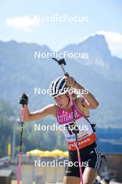 08.09.2023, Ruhpolding, Germany (GER): Julia Kink (GER) - German Championships biathlon, individual women, Ruhpolding (GER). www.nordicfocus.com. © Reichert/NordicFocus. Every downloaded picture is fee-liable.