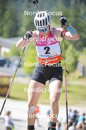 08.09.2023, Ruhpolding, Germany (GER): Amy Baserga (SUI) - German Championships biathlon, individual women, Ruhpolding (GER). www.nordicfocus.com. © Reichert/NordicFocus. Every downloaded picture is fee-liable.