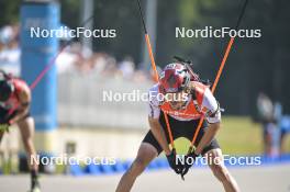 10.09.2023, Ruhpolding, Germany (GER): Jeremy Finello (SUI) - German Championships biathlon, pursuit men, Ruhpolding (GER). www.nordicfocus.com. © Reichert/NordicFocus. Every downloaded picture is fee-liable.