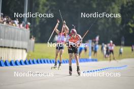 10.09.2023, Ruhpolding, Germany (GER): Jeremy Finello (SUI) - German Championships biathlon, pursuit men, Ruhpolding (GER). www.nordicfocus.com. © Reichert/NordicFocus. Every downloaded picture is fee-liable.