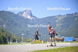 10.09.2023, Ruhpolding, Germany (GER): Jeremy Finello (SUI) - German Championships biathlon, pursuit men, Ruhpolding (GER). www.nordicfocus.com. © Reichert/NordicFocus. Every downloaded picture is fee-liable.