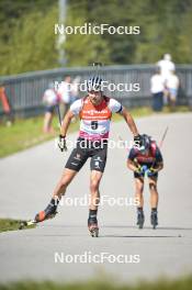 10.09.2023, Ruhpolding, Germany (GER): Justus Strelow (GER) - German Championships biathlon, pursuit men, Ruhpolding (GER). www.nordicfocus.com. © Reichert/NordicFocus. Every downloaded picture is fee-liable.