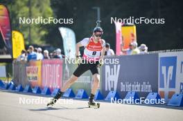 10.09.2023, Ruhpolding, Germany (GER): Johannes Kuehn (GER) - German Championships biathlon, pursuit men, Ruhpolding (GER). www.nordicfocus.com. © Reichert/NordicFocus. Every downloaded picture is fee-liable.