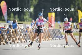 10.09.2023, Ruhpolding, Germany (GER): Franziska Preuss (GER) - German Championships biathlon, pursuit women, Ruhpolding (GER). www.nordicfocus.com. © Reichert/NordicFocus. Every downloaded picture is fee-liable.