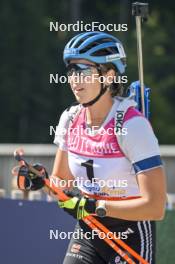 10.09.2023, Ruhpolding, Germany (GER): Franziska Preuss (GER) - German Championships biathlon, pursuit women, Ruhpolding (GER). www.nordicfocus.com. © Reichert/NordicFocus. Every downloaded picture is fee-liable.