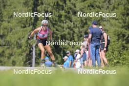 10.09.2023, Ruhpolding, Germany (GER): Sophia Schneider (GER) - German Championships biathlon, pursuit women, Ruhpolding (GER). www.nordicfocus.com. © Reichert/NordicFocus. Every downloaded picture is fee-liable.