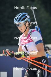 10.09.2023, Ruhpolding, Germany (GER): Franziska Preuss (GER) - German Championships biathlon, pursuit women, Ruhpolding (GER). www.nordicfocus.com. © Reichert/NordicFocus. Every downloaded picture is fee-liable.