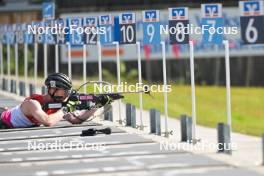 09.09.2023, Ruhpolding, Germany (GER): Gion Stalder (SUI) - German Championships biathlon, sprint men, Ruhpolding (GER). www.nordicfocus.com. © Reichert/NordicFocus. Every downloaded picture is fee-liable.