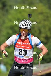 09.09.2023, Ruhpolding, Germany (GER): Nicolas Beese (GER) - German Championships biathlon, sprint men, Ruhpolding (GER). www.nordicfocus.com. © Reichert/NordicFocus. Every downloaded picture is fee-liable.