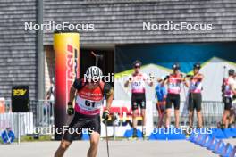 09.09.2023, Ruhpolding, Germany (GER): Elias Asal (GER) - German Championships biathlon, sprint men, Ruhpolding (GER). www.nordicfocus.com. © Reichert/NordicFocus. Every downloaded picture is fee-liable.