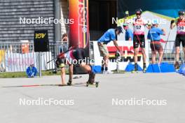 09.09.2023, Ruhpolding, Germany (GER): Elias Asal (GER) - German Championships biathlon, sprint men, Ruhpolding (GER). www.nordicfocus.com. © Reichert/NordicFocus. Every downloaded picture is fee-liable.