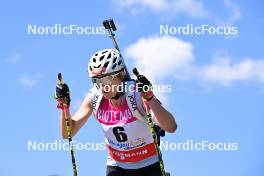 09.09.2023, Ruhpolding, Germany (GER): Juliane Fruehwirt (GER) - German Championships biathlon, sprint women, Ruhpolding (GER). www.nordicfocus.com. © Reichert/NordicFocus. Every downloaded picture is fee-liable.