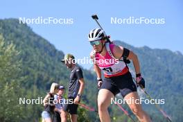 09.09.2023, Ruhpolding, Germany (GER): Lena Haecki-Gross (SUI) - German Championships biathlon, sprint women, Ruhpolding (GER). www.nordicfocus.com. © Reichert/NordicFocus. Every downloaded picture is fee-liable.